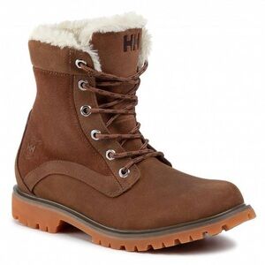 Helly Hansen Woman Brown Nubuck Leather Waterproof Winter Boots US9 Outdoor